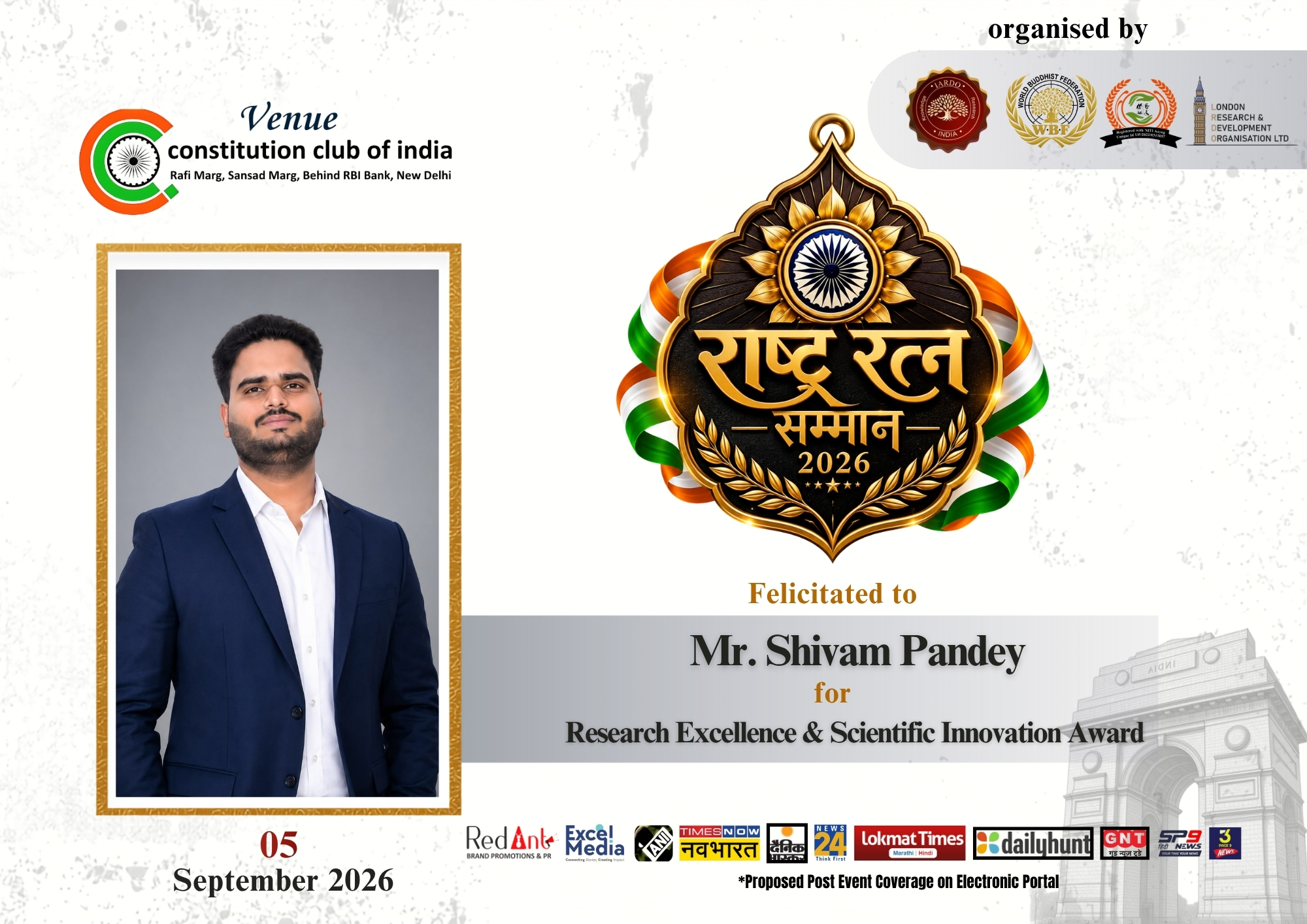 Mr. Shivam Pandey